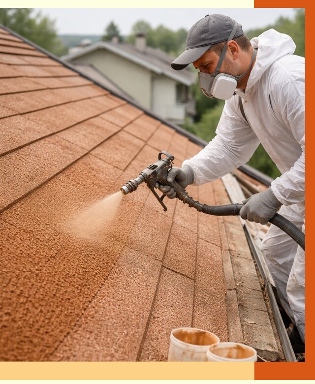 Утепление кровли жидкой пробкой в лесном от 2807 руб./м² под ключ | ТепломастерЛсн