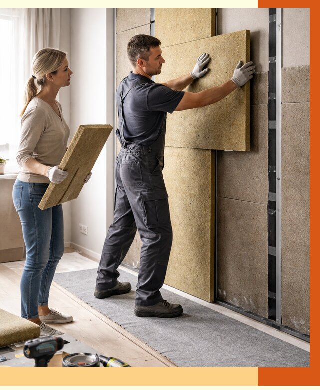 Профессиональная шумоизоляция квартиры в лесном от 7796 руб. за м2 | ТепломастерЛсн