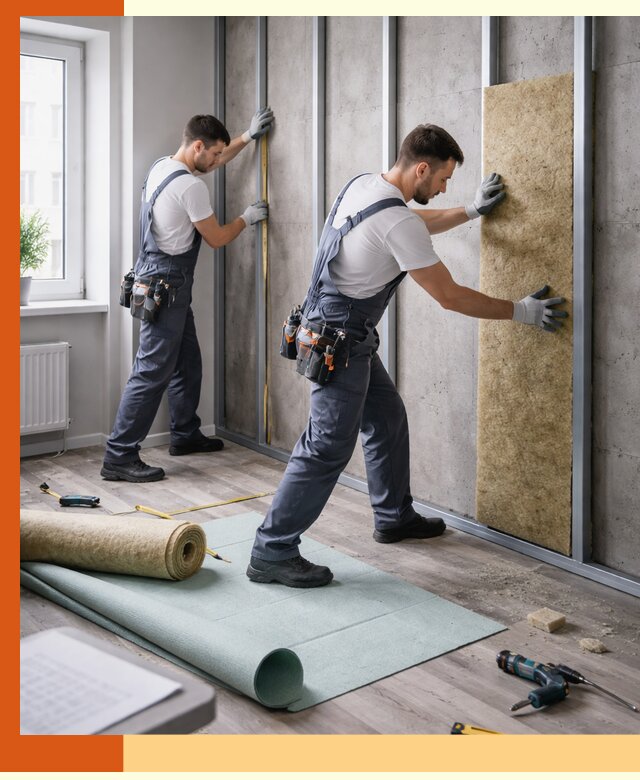 Шумоизоляция квартиры под ключ в лесном — профессионально и гарантированно