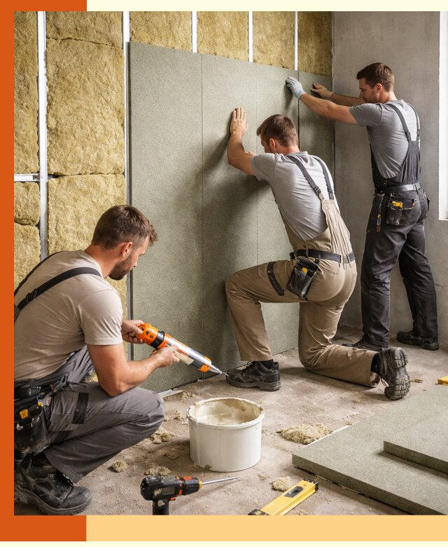 Профессиональная шумоизоляция стен в лесном для квартир и домов