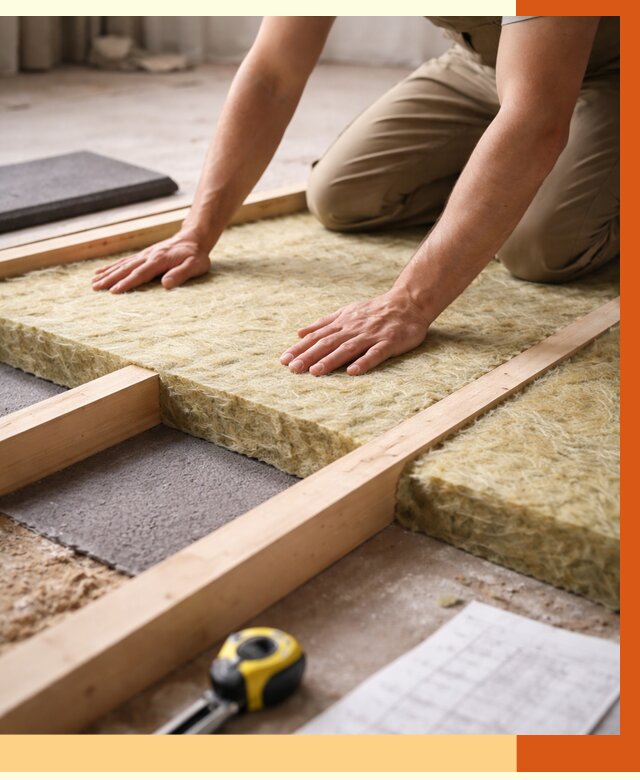 Шумоизоляция пола в лесном от 1299 руб./м² — профессиональная звукоизоляция | ТепломастерЛсн