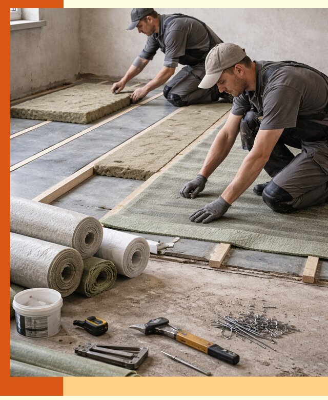 Шумоизоляция пола в лесном — профессиональная звукоизоляция помещений