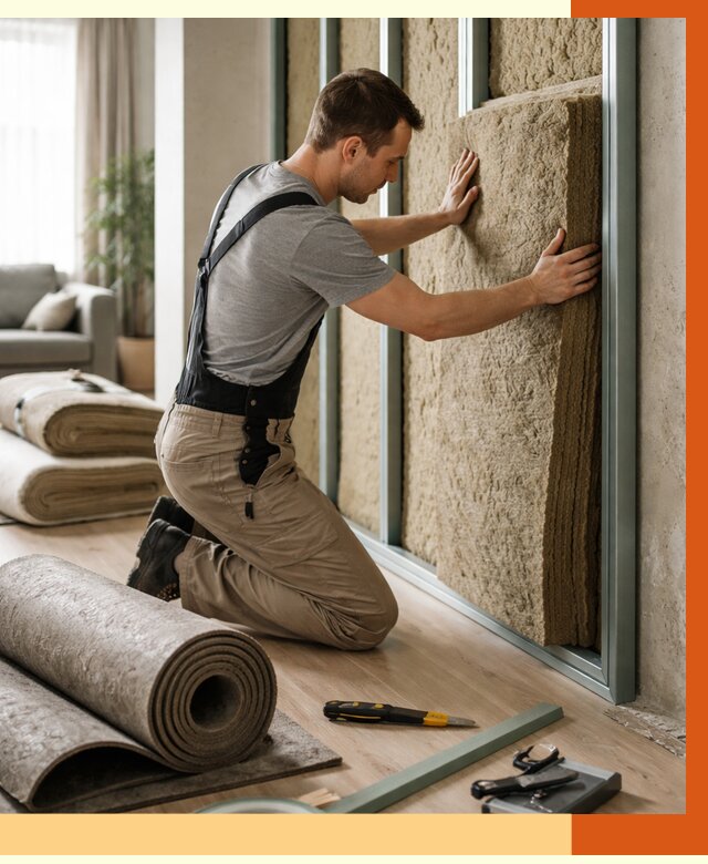 Шумоизоляция перегородок в лесном от 1715 руб. за м2 — ТепломастерЛсн