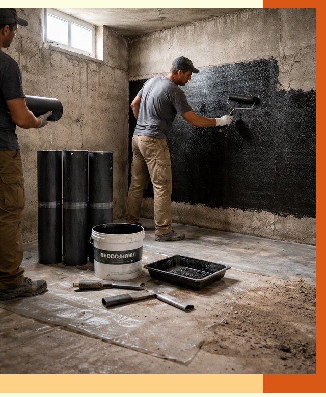 Гидроизоляция подвала в лесном от 3638 руб. под ключ | Профессионально — ТепломастерЛсн