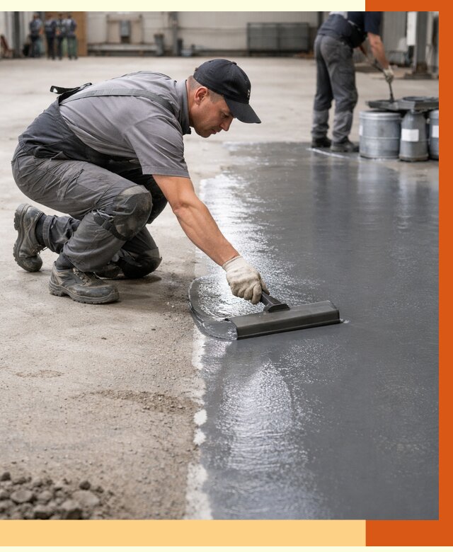 Гидроизоляция промышленного пола в лесном от 1247 руб./м2 — ТепломастерЛсн специалисты под ключ