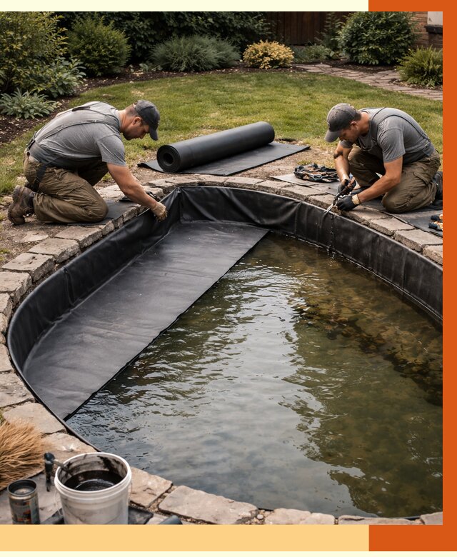 Гидроизоляция пруда в лесном от 15593 руб. под ключ | ТепломастерЛсн профессионально