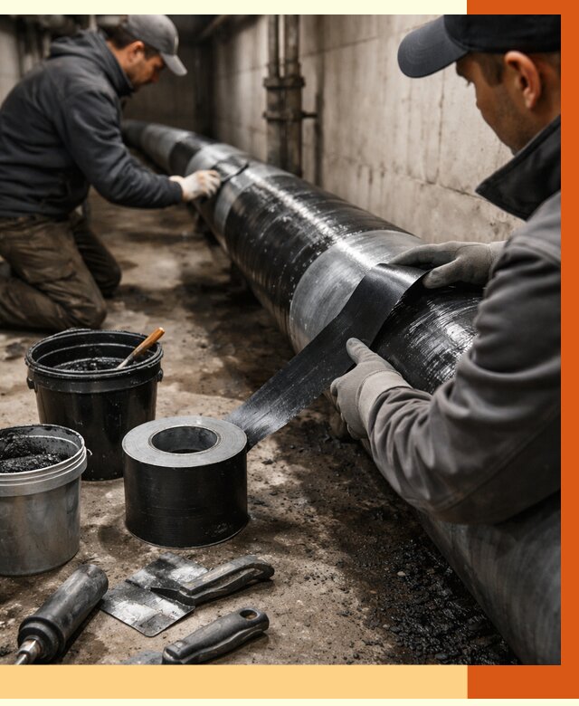 Гидроизоляция труб в лесном от 2599 руб. — профессиональная герметизация | ТепломастерЛсн