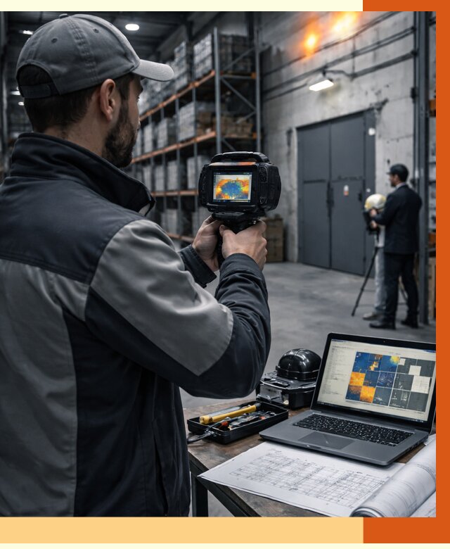 Тепловизионное обследование склада в лесном от 6757 руб. | ТепломастерЛсн