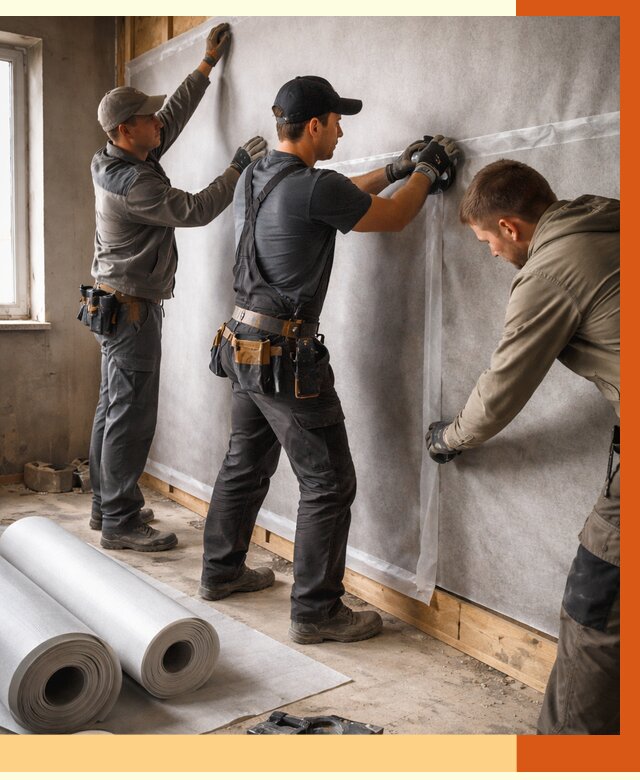 Монтаж ветроизоляции в лесном от 4678 руб./м2 — профессионально | ТепломастерЛсн