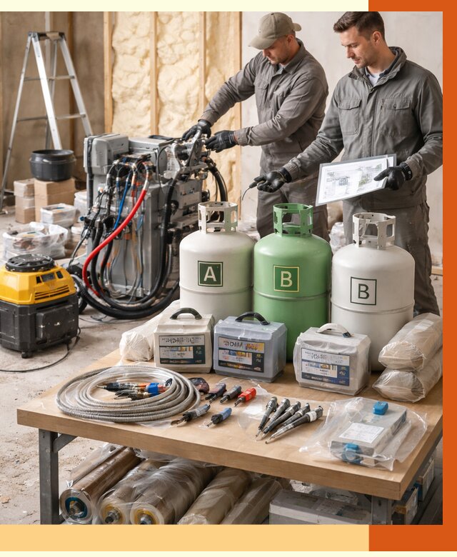 Продажа компонентов ППУ с консультацией в лесном от 4366 руб. | ТепломастерЛсн