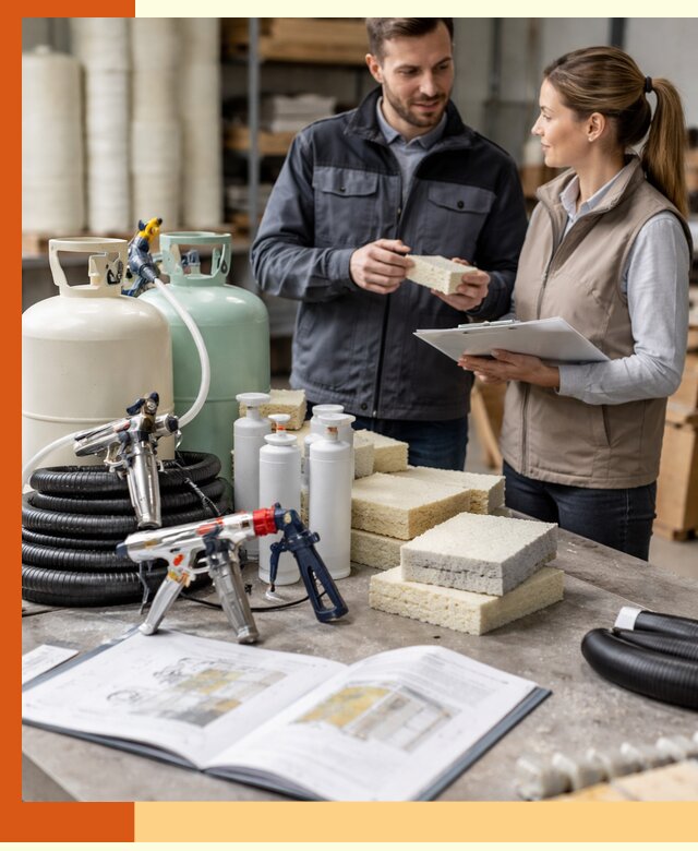 Продажа компонентов ППУ с профессиональной консультацией в лесном